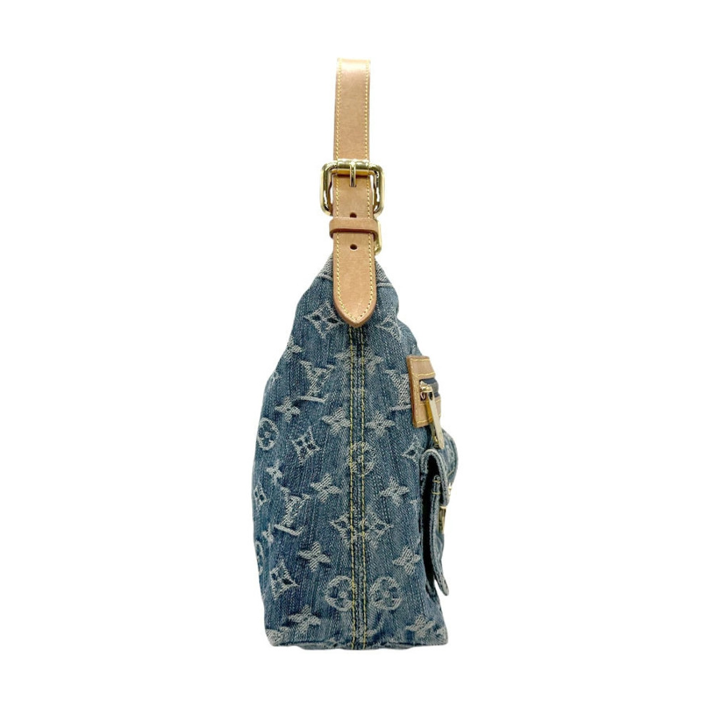 Louis Vuitton Handbag Monogram Denim Baggy Blue - Picture 2 of 5